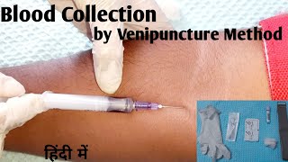 Blood Collection  Venipuncture Method  Venipuncture procedure [upl. by Rudwik]