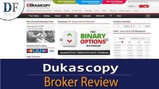 Dukascopy Review 2019  By DailyForexcom [upl. by Cynthy]