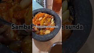 Sambal khas alam sunda sambal sambalpedas sambalenak [upl. by Nicolais]