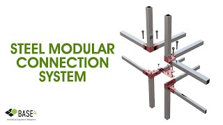 Steel Modular Connection System [upl. by Llerreg]