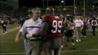 sapp hit on clifton [upl. by Sallyanne]