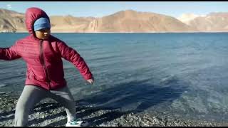 Ladakh  Pangong TSO Lake 3 Idiots Shooting  Nature Best Creation [upl. by Giovanna]