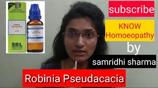 Robinia Pseudacacia Homeopathic medicine uses and symptoms Explained by Samridhi Sharma [upl. by Aicirt]