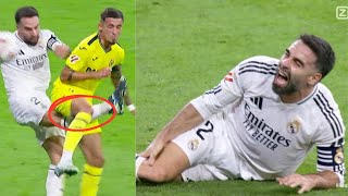 Dani Carvajal LESION EN LA PIERNA VS Villarreal Real Madrid VS Villarreal 20 Dani Carvajal LESION [upl. by Wright]