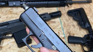 Suppressed Glock 43X 9mm [upl. by Mickey]