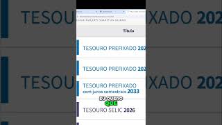 Tesouro Direto Melhores Opções de Títulos para Investir [upl. by Nitaf]