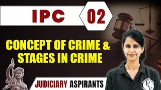 IPC 02  Concept Of Crime amp Stages In Crime  Major Law  CLAT LLB amp Judiciary Aspirants [upl. by Asilaj154]