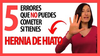 ALIMENTOS MALOS si tienes HERNIA DE HIATO parte 13 ► CONSEJOS para MEJORAR [upl. by Ahsinad216]