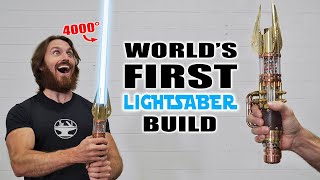 4000° PLASMA PROTOLIGHTSABER BUILD RETRACTABLE BLADE [upl. by Eamon]