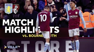 HIGHLIGHTS  Aston Villa 30 Bournemouth [upl. by Aicital]