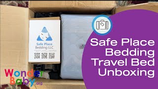 Safe Place Bedding Travel Bed Unboxing [upl. by Favian]