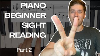 Piano Beginner Sight Reading Series Part 2  Mastering One Hand at a Time [upl. by Susette561]