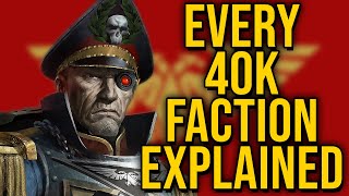 Every single Warhammer 40k WH40k Faction Explained  Part 1 [upl. by Accebar]