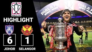 JOHOR DARUL TAZIM vs SELANGOR FC  FINAL PIALA FA 2024  JDT VS SELANGOR  SELANGOR vs JDT [upl. by Yrtneg333]