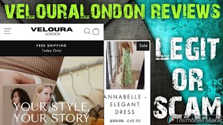 veloura london reviews  velouralondon com reviews  veloura london legit or scam review [upl. by Adnilasor]