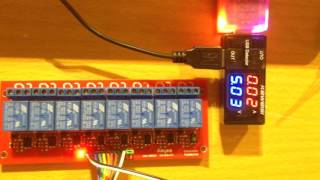 Arduino controlled 8 Relay board [upl. by Knick191]