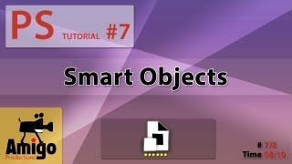 Photoshop Tutorial 7 Smart Objects [upl. by Morette]