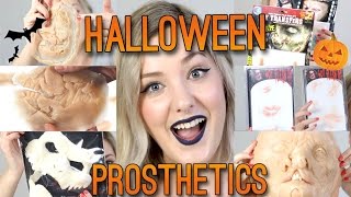 HALLOWEEN PROSTHETICS Silicone Prosaide Foam latex Gelatine Where to buy  Freakmo [upl. by Sorcha278]