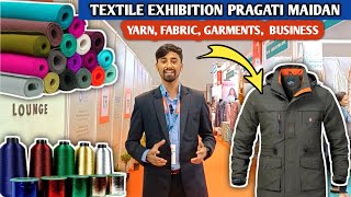 Textile Exhibition in Delhi 2023  New Business Ideas  Garments Fabric Yarn  Textile Business [upl. by Vookles704]