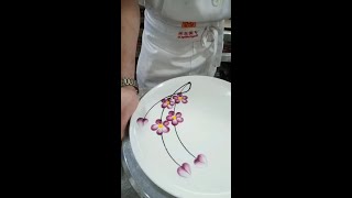 Big Circle Jam Painting Plate Decoration Teaching Video Master Original Magnetic Force Wanhe Pla [upl. by Durham307]