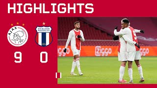 Goals Galore 🤯🏆  Highlights Ajax  Excelsior Maassluis  KNVB Beker [upl. by Terle]