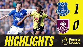 CalvertLewin Goal Sees Blues Take Points  HIGHLIGHTS  Everton 1 0 Burnley [upl. by Maclean]