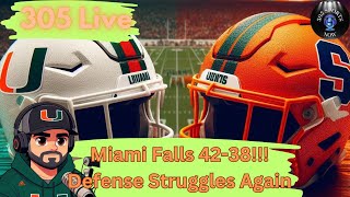 305 Live Miami Falls to Syracuse 4238 Changes Need to be Made [upl. by Arden391]