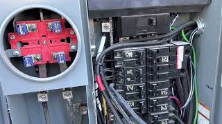 Generlink generator transfer switch install [upl. by Sellma]