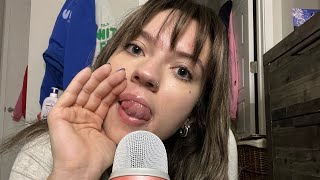 ASMR Tongue Swirling amp Fluttering Mouth Sounds Inaudible Whisper Ramble [upl. by Art]