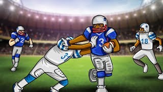 Roblox  NFL FOOTBALL Patriots vs Cowboys Roblox NFL Adventures [upl. by Denyse]