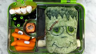 Lonchera escolar del tema de halloween 🎃 “Frankenstein” halloween frankenstein lunchideas [upl. by Jollanta]