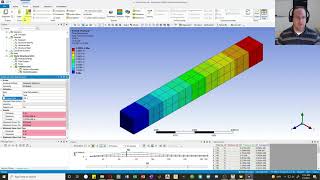 Defining Materials and Viscoelastic Analysis  FEA using ANSYS  Lesson 6 [upl. by Laubin]