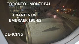 Brand new Embraer 195E2 Porter Toronto  Montreal [upl. by Ahtiekahs462]