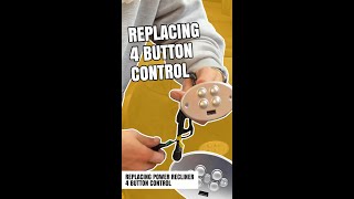 Replacing the Button Control or Remote on my Power Recliner Sofa or Loveseat  Easy Fix DIY [upl. by Ronda]