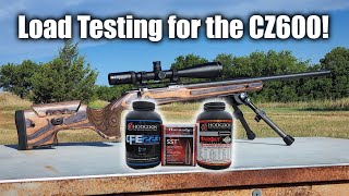 Testing Hornady SST Handloads in the CZ 600 Range in 308 [upl. by Lazarus]