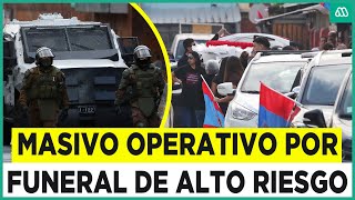 Asistentes se enfrentaron a Carabineros Masivo operativo en funeral de alto riesgo [upl. by Doownil29]