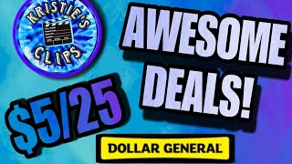 DOLLAR GENERAL DEALS TODAY amp 525 [upl. by Bael]