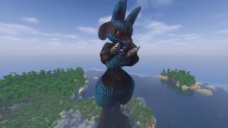 Minecraft Lucario Build  Pokemon [upl. by Aserehs785]