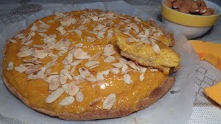 CROSTATA DI ZUCCA CON MANDORLE E RICOTTA  Ricetta leggera [upl. by Katine]