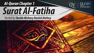 Surah Al Fatiha Multiple Language Subtitles  Mishary Rashid Al Afasy سورة الفاتحة  مشاري العفاسي [upl. by Vanthe]