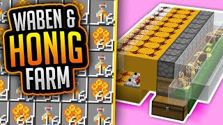 Honig amp Waben Farm Tutorial ✨Minecraft 121 ✨ ErikOnHisPeriod [upl. by Lynnett993]