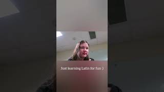 Learning Latin [upl. by Layney]