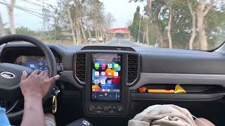 Ford Ranger XL 4x4 2023 Infotainment amp Google Maps via Apple Car Play [upl. by Annabal464]