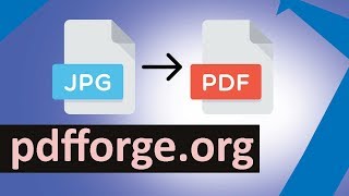 How to convert JPEG to PDF using pdfforgeorg [upl. by Hyacintha]