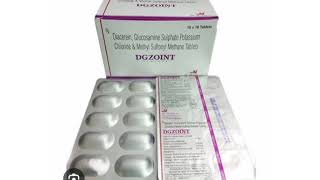 DGZOINT Tablets Diacerein Glucosamine Sulphate Potassium Chioride amp Methyl Sulfonyl Methane Tablets [upl. by Zamora]