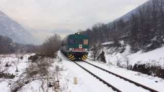 Treni Diesel nella Neve 200000 Visualizzazioni [upl. by Karyl]