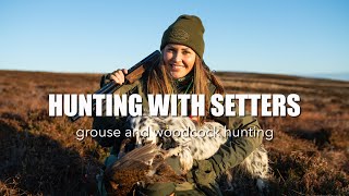 Woodcock and grouse hunting in Scotland with Giulia Taboga  Shotkam Gen 3 and 4 [upl. by Durrace]