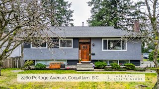 PRIME LOCATION Central Coquitlam Home  2260 Portage Avenue Coquitlam  Lapp Real Estate Group [upl. by Nailuj]