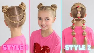 2 Back To School Hairstyle Ideas 2023 [upl. by Galliett289]