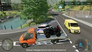 Giro nei boschi in quad 🌲 Beccati dalla Polizia 👮🏻‍♂️ Farming Simulator 22 Mod Gameplay 🚜 [upl. by Aicatan921]